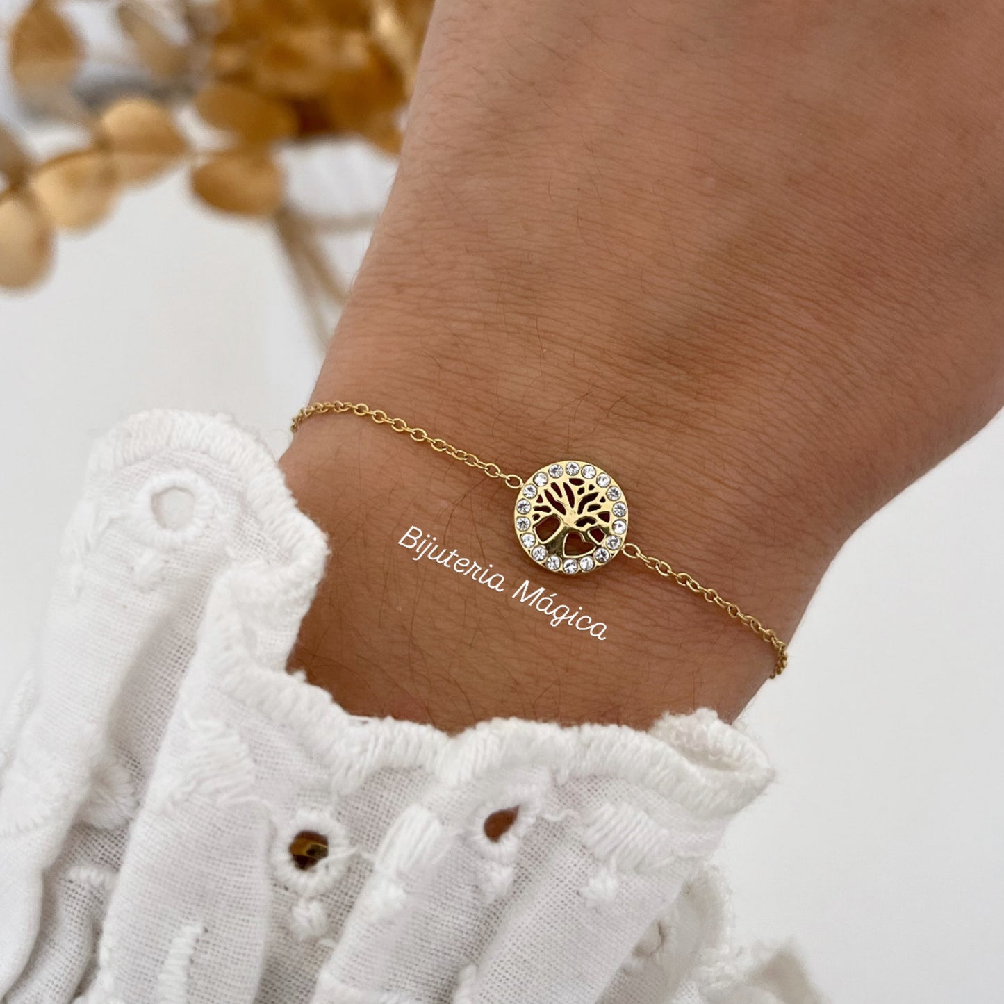 Pulseira Árvore da Vida Brilho Elegante