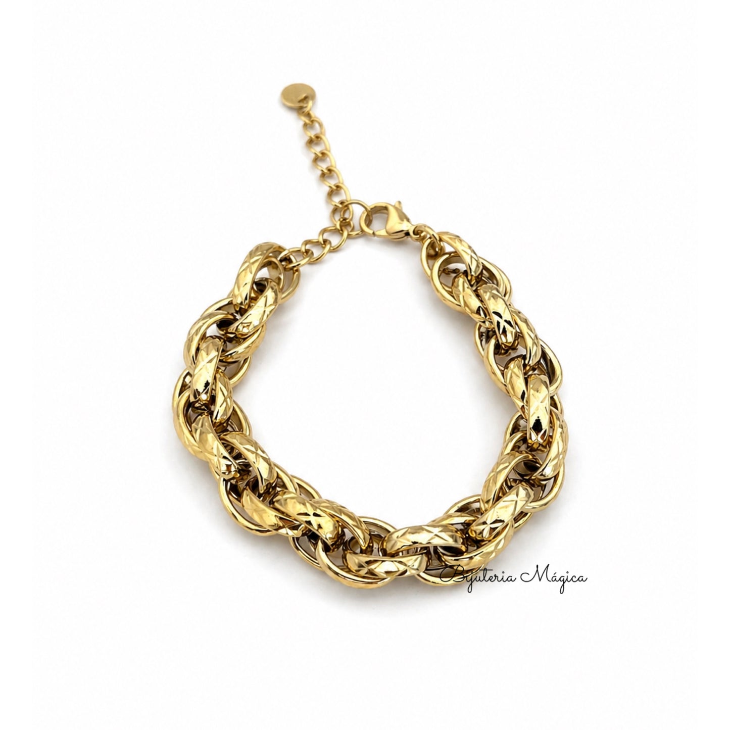 Pulseira Elo Elegante em Aço Inoxidável