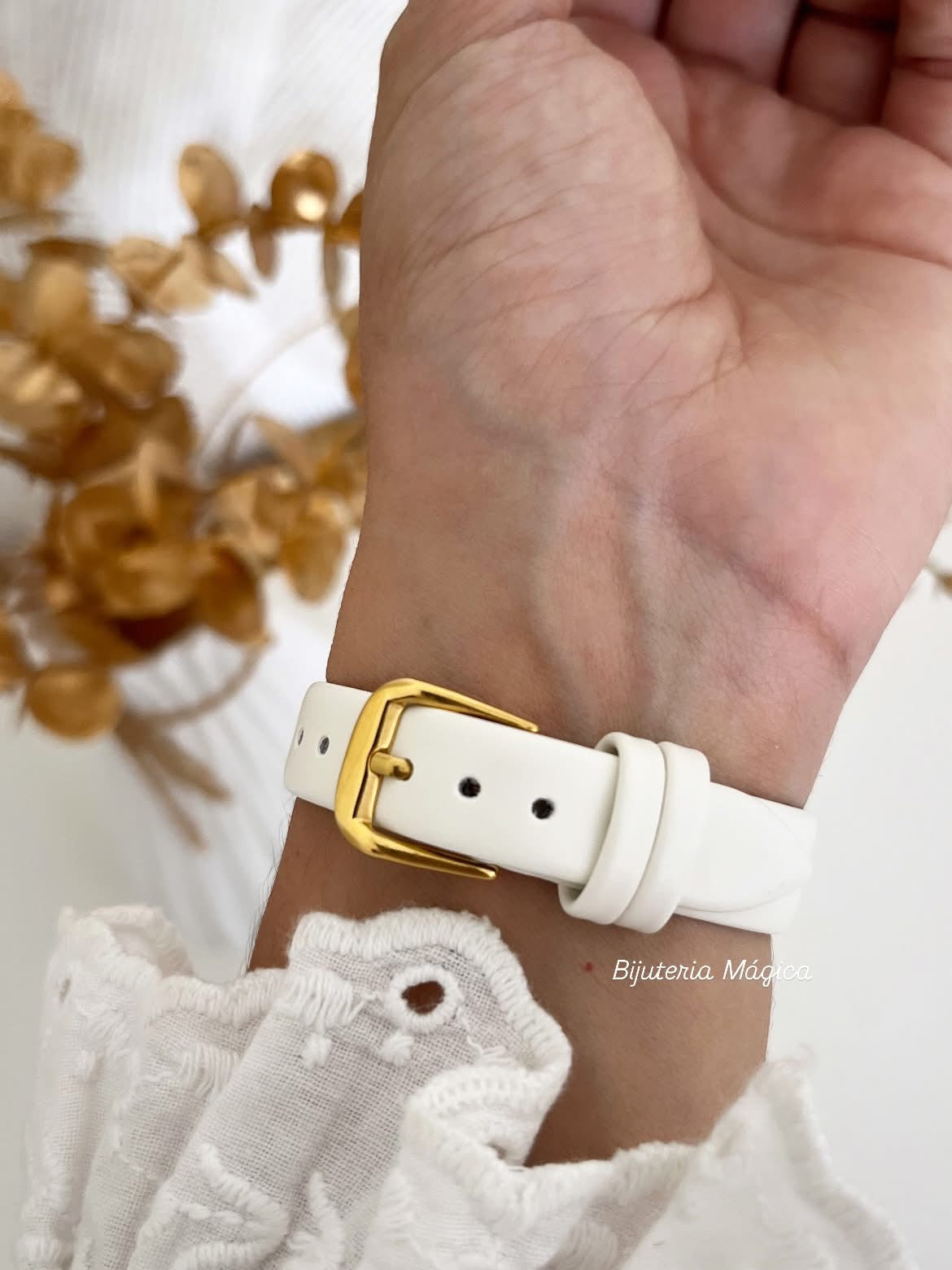 Relógio Dourado Aura Elegante