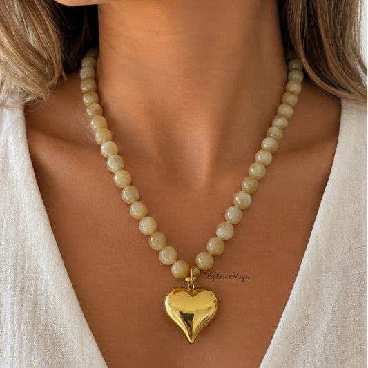 Colar Golden Heart
