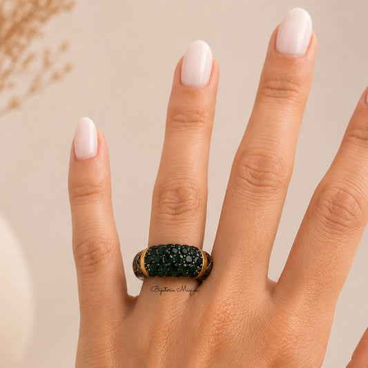 Anel Emerald Glow