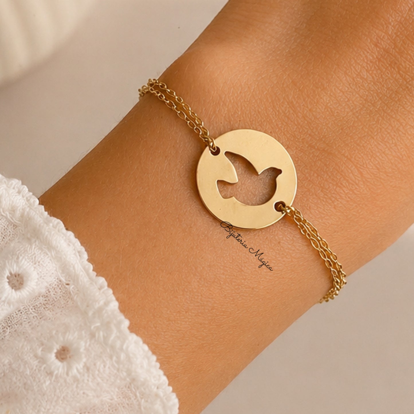 Pulseira Pomba da Paz