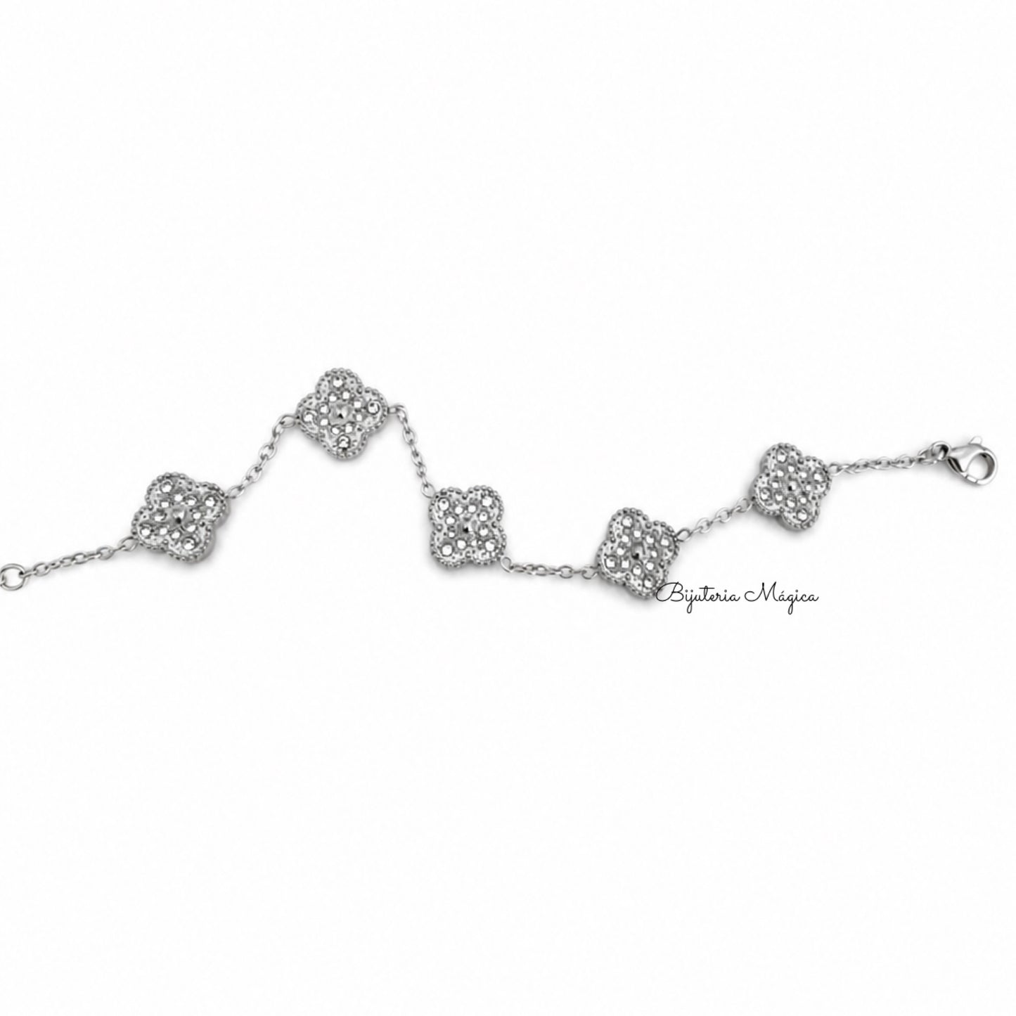 Pulseira Trevo Brilho