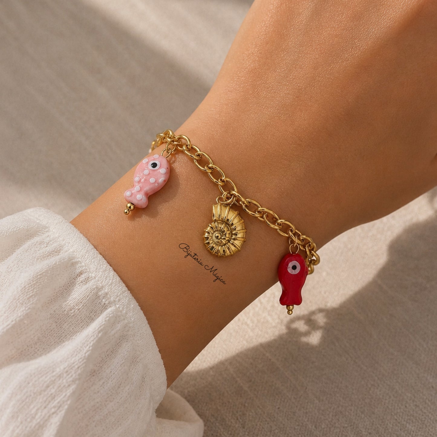 Pulseira Charms Mar & Proteção