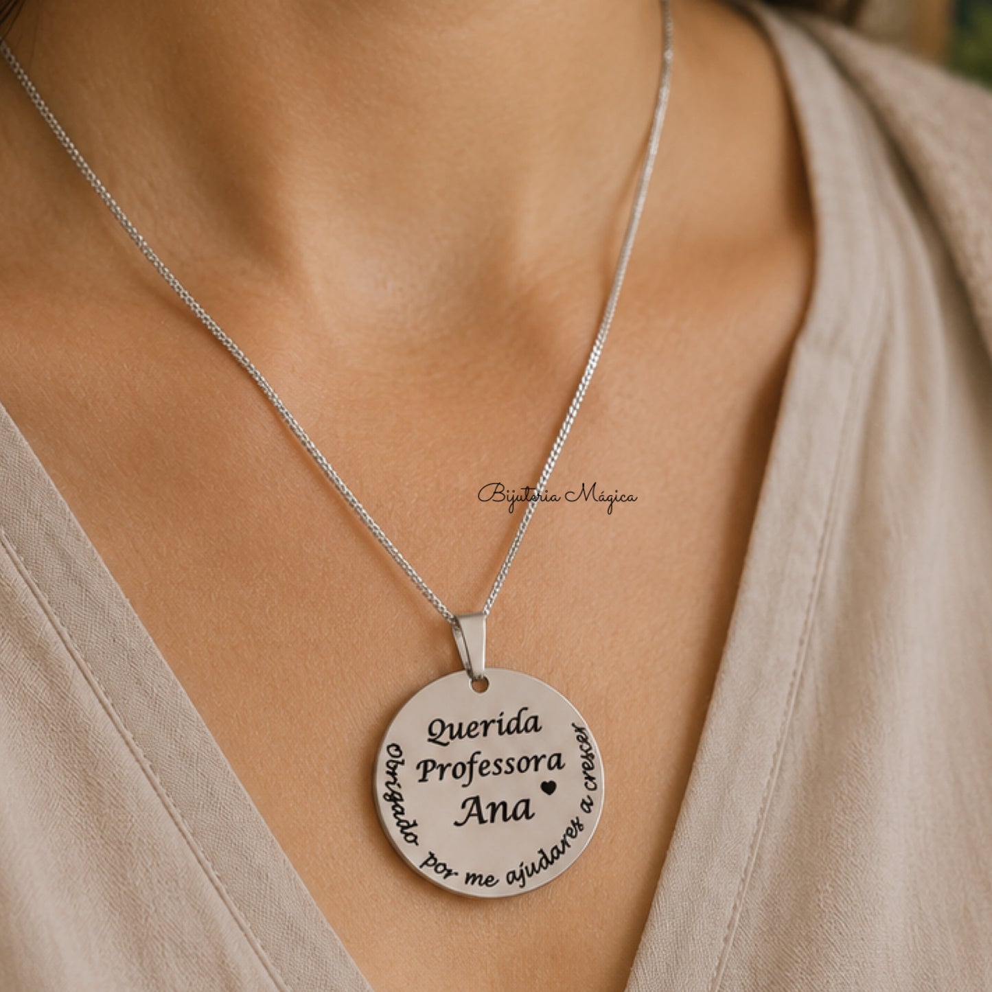 Colar Personalizado “Querida Professora”