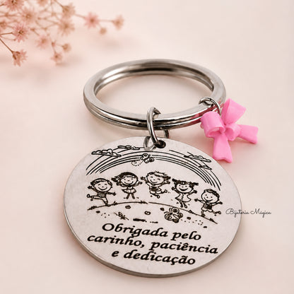 Porta-Chaves Obrigada pelo Carinho