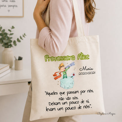 Saco Personalizado Pequeno Príncipe Professora