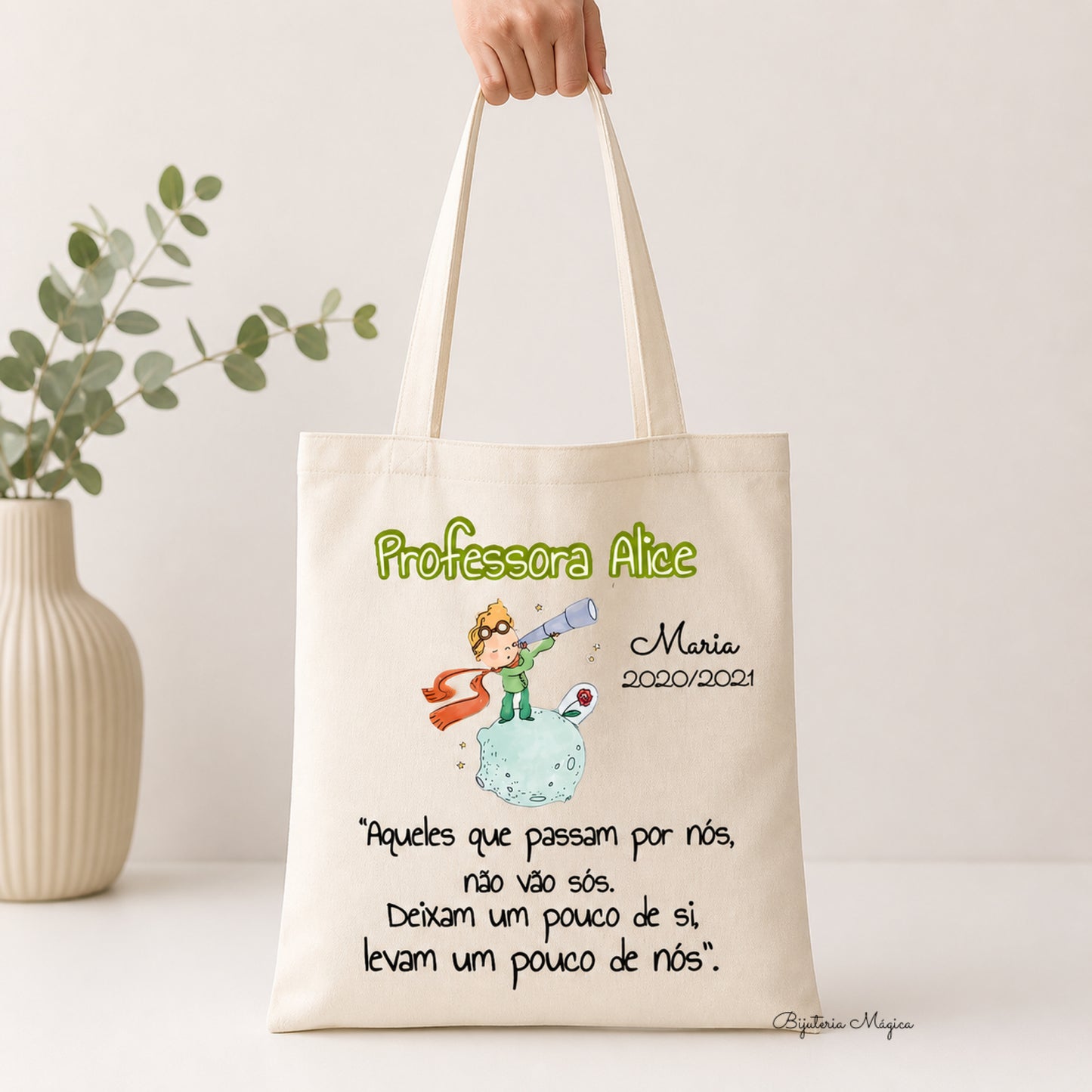 Saco Personalizado Pequeno Príncipe Professora