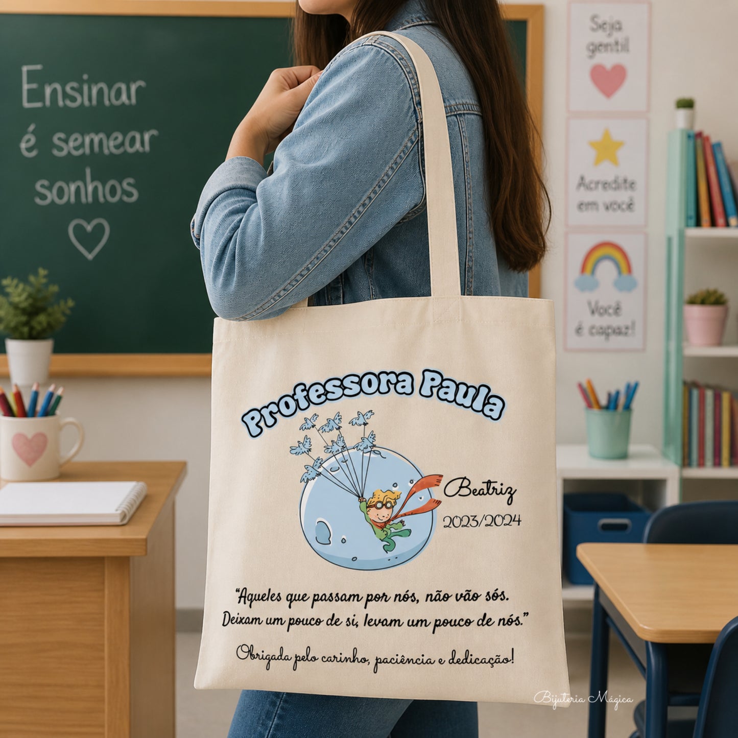 Saco Reutilizável Professora