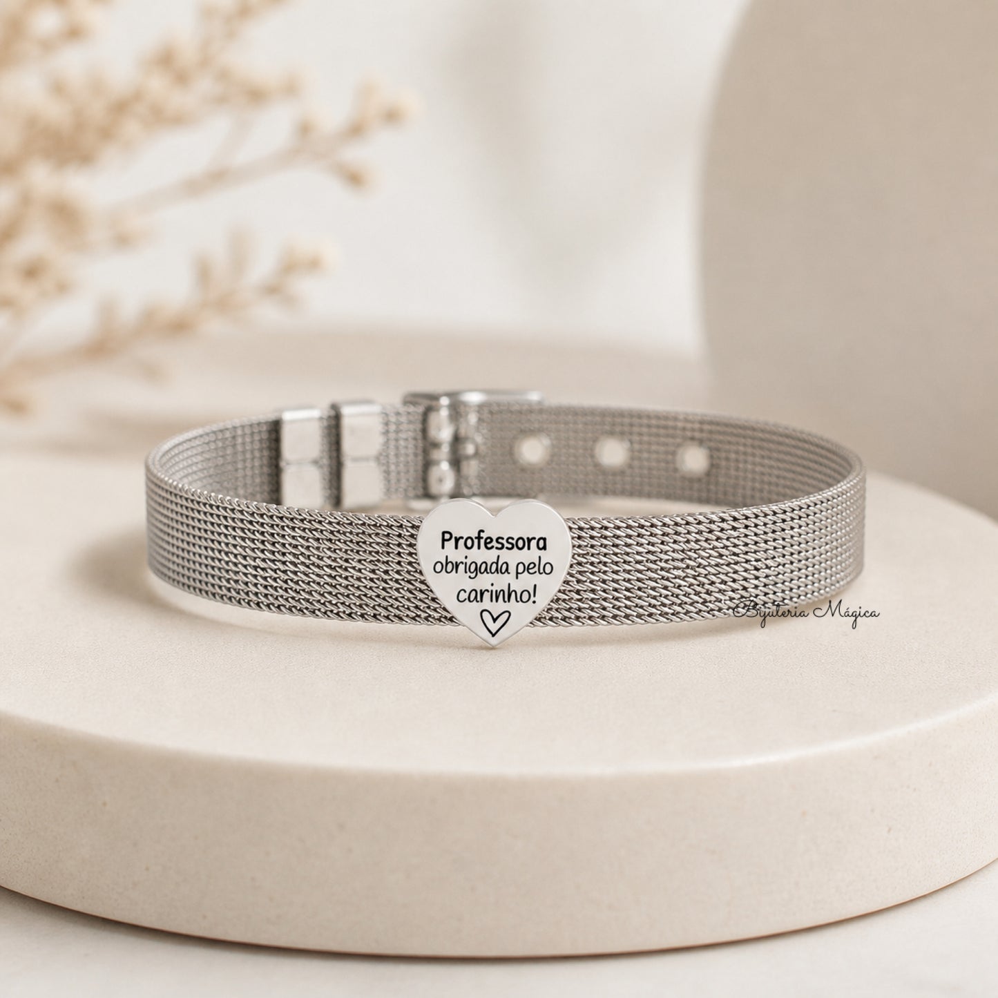 Pulseira Coração Professora Especial