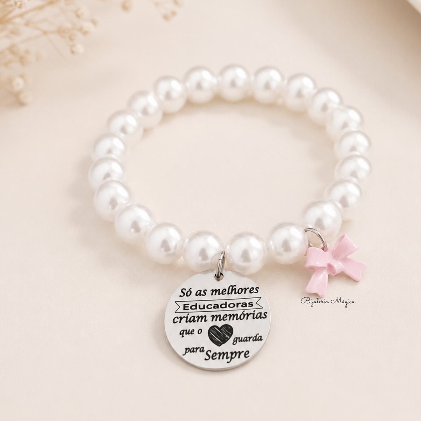 Pulseira Pérolas Educadora Especial