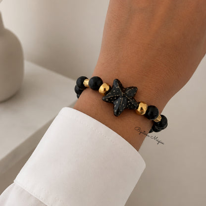 Pulseira Estrela do Mar em Aço Inoxidável