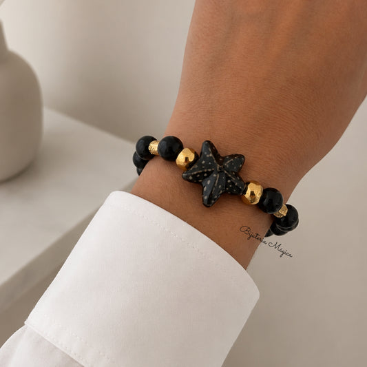 Pulseira Estrela do Mar em Aço Inoxidável