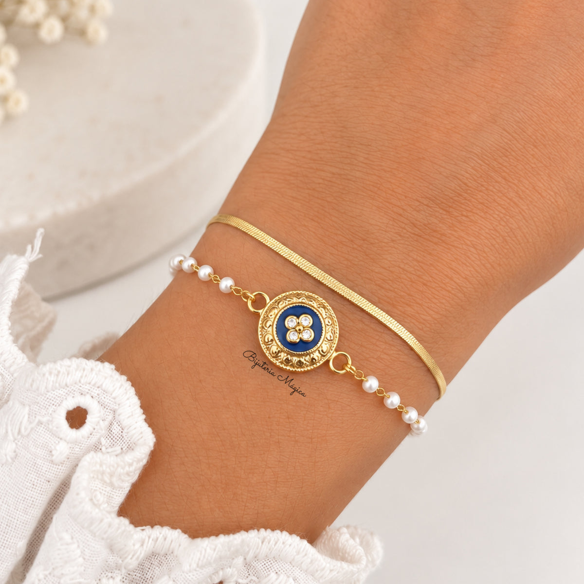 Pulseira Encanto de Pérola