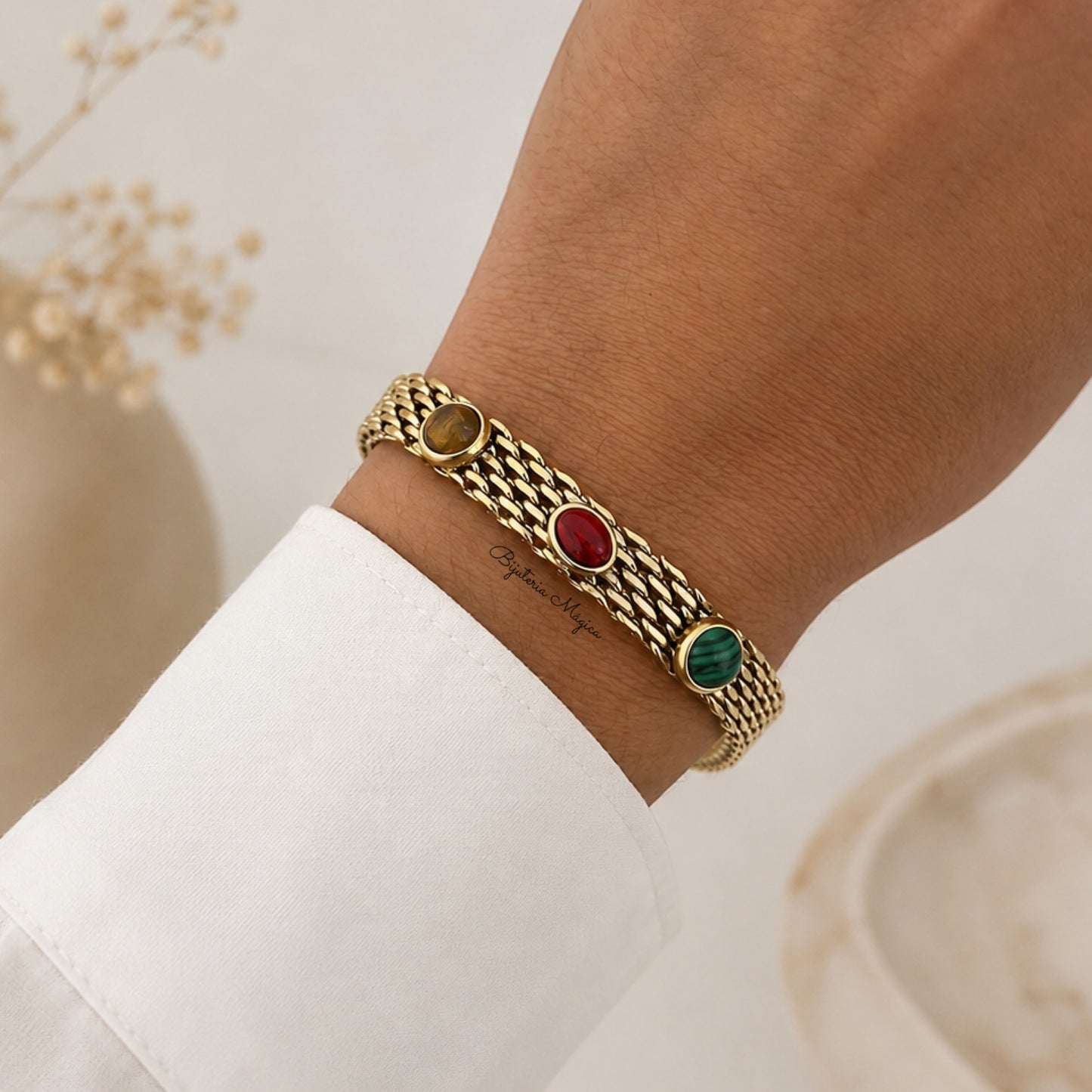 Pulseira Elegance Colors em Aço Inoxidável