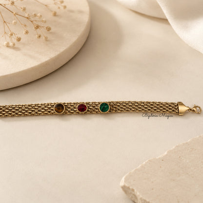 Pulseira Elegance Colors em Aço Inoxidável