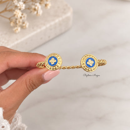 Pulseira Rígida Encanto Azul