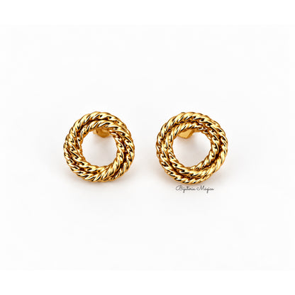 Brincos Elo Dourado