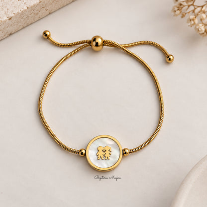 Pulseira Madrepérola Menino e Menina