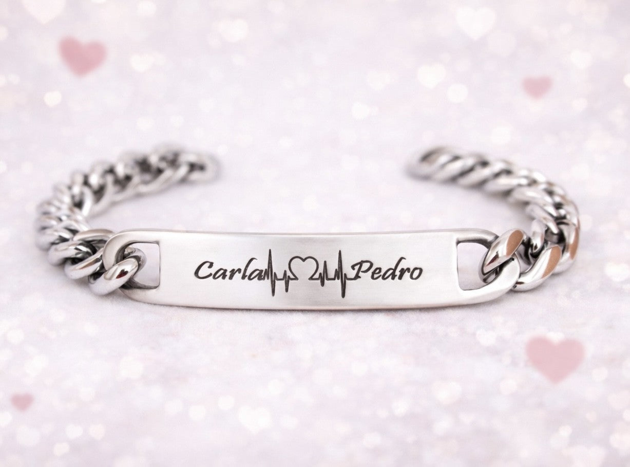 Pulseira Elo Forte Coração