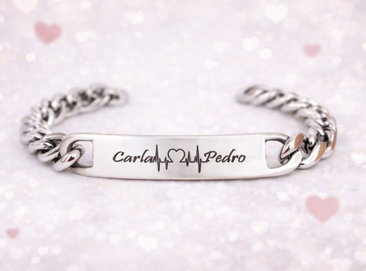 Pulseira Elo Forte Coração