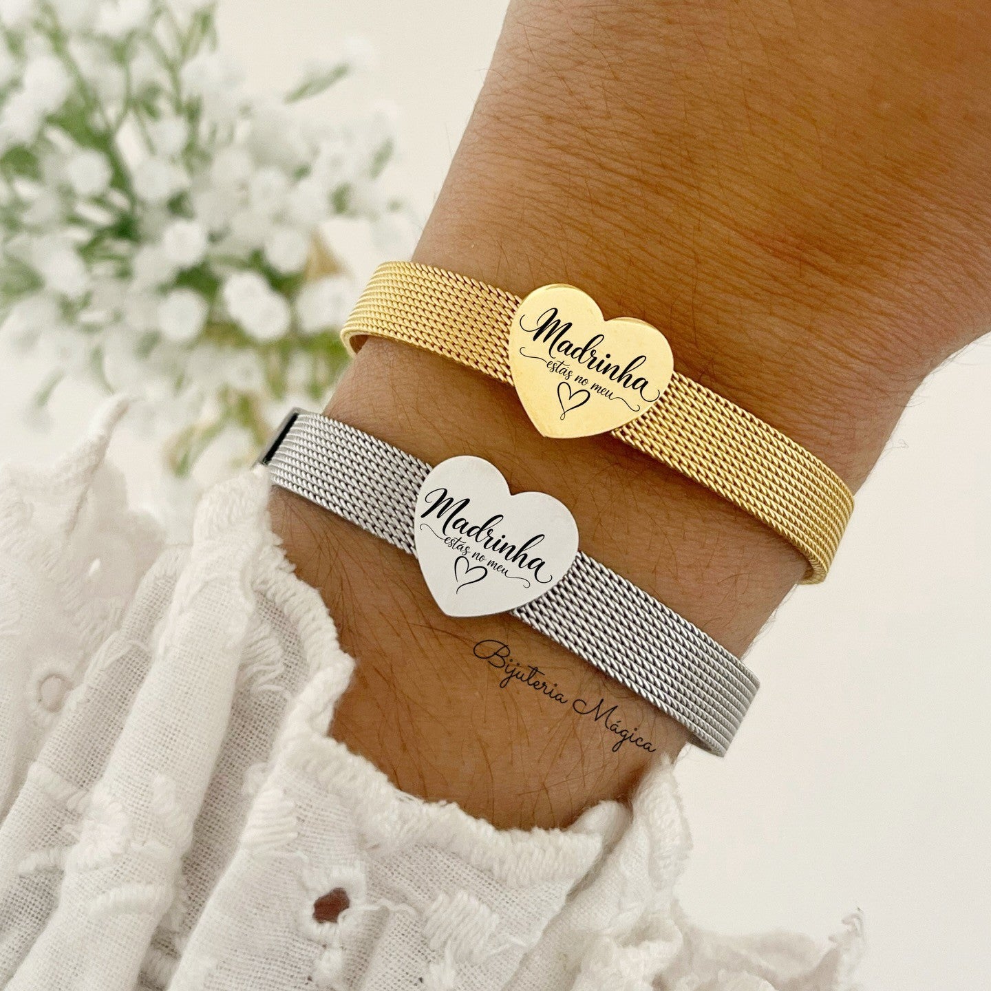 Pulseira Madrinha no Meu Coração