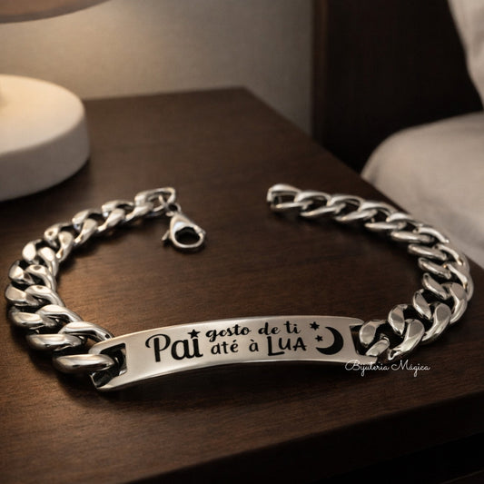 Pulseira Pai Gosto de Ti Até à Lua
