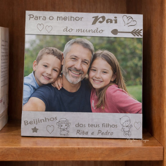 Moldura Para o Melhor Pai do Mundo