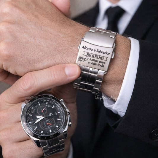 Relógio Pai e Filho Para Toda a Vida