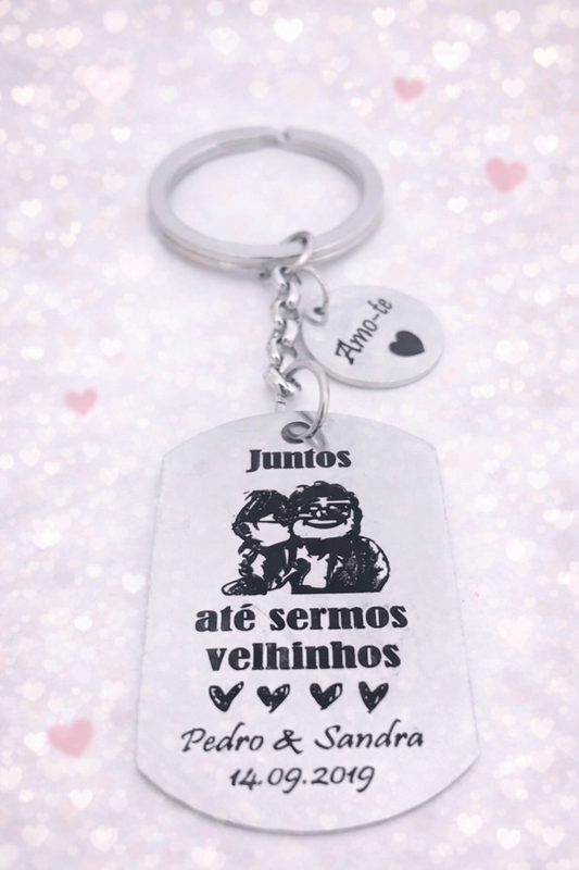 Porta-Chaves Juntos Para Sempre