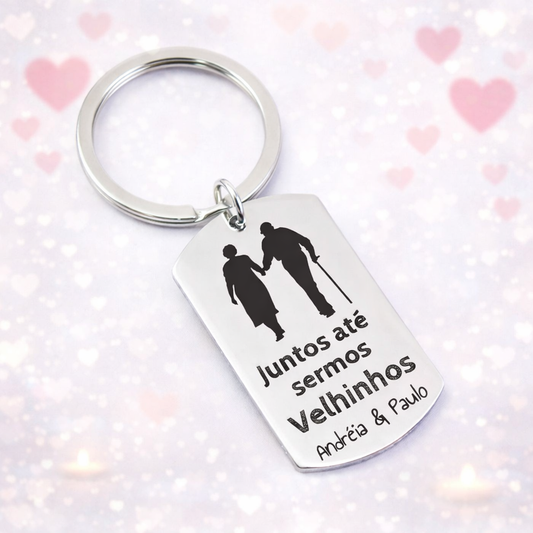 Porta-Chaves “Juntos até sermos Velhinhos” 