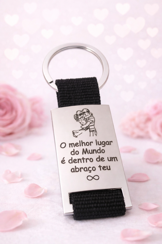 Porta-chaves “O Melhor Lugar do Mundo”