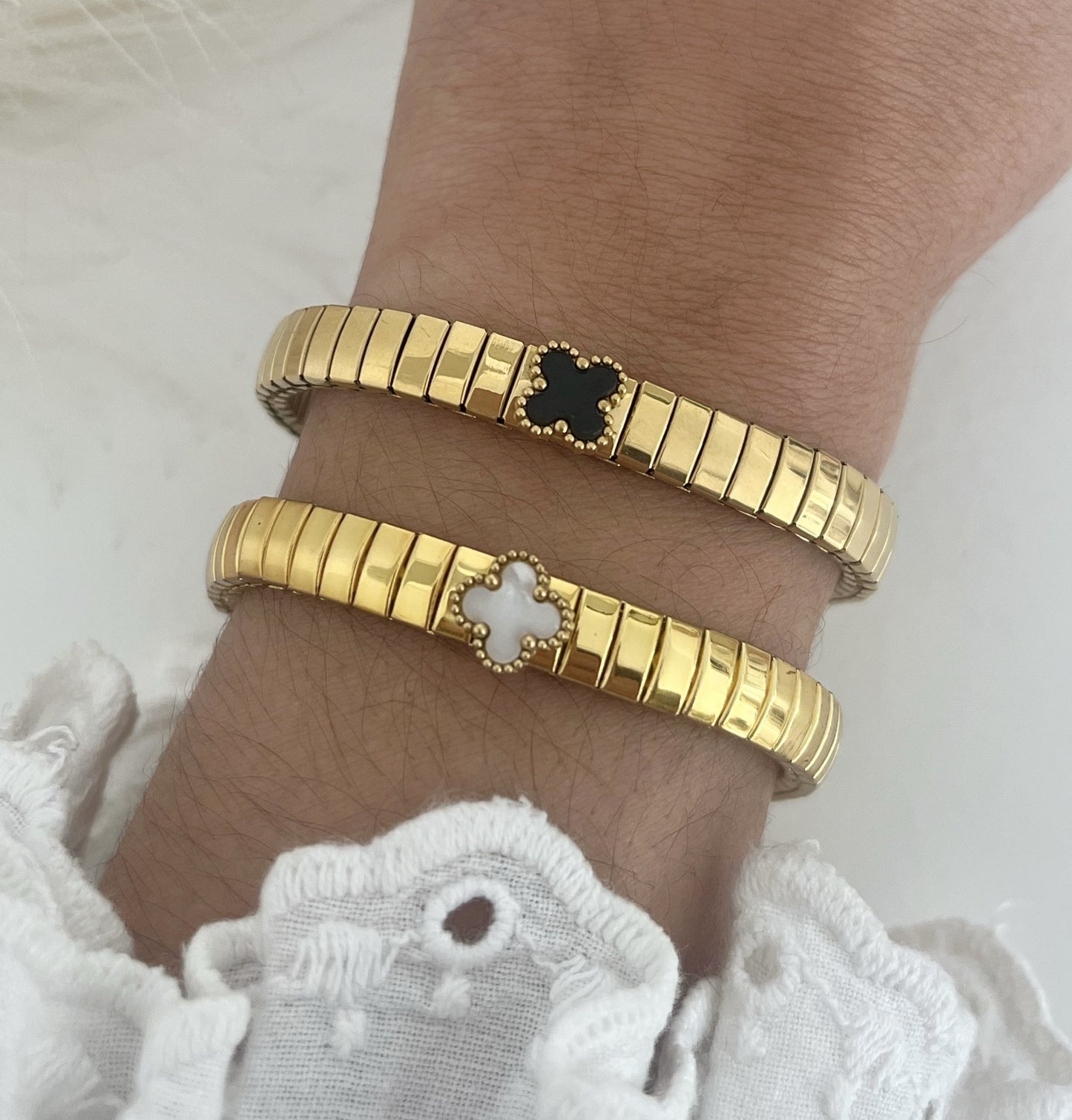 Pulseira Trevo Dourado