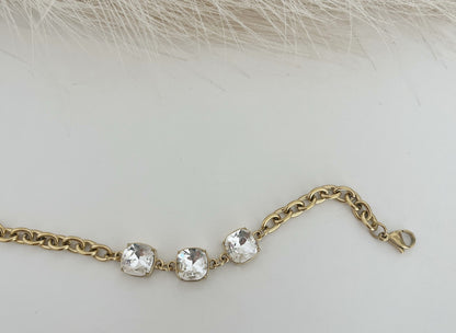 Crystal Square Bracelet