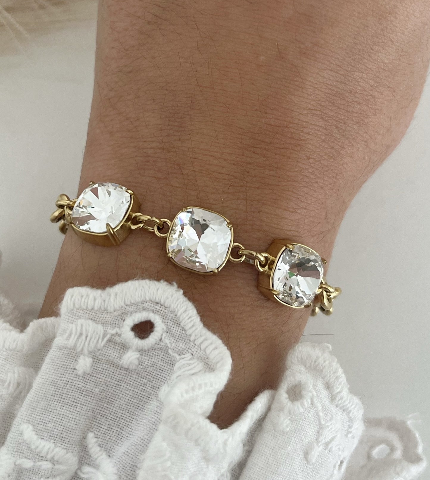 Crystal Square Bracelet
