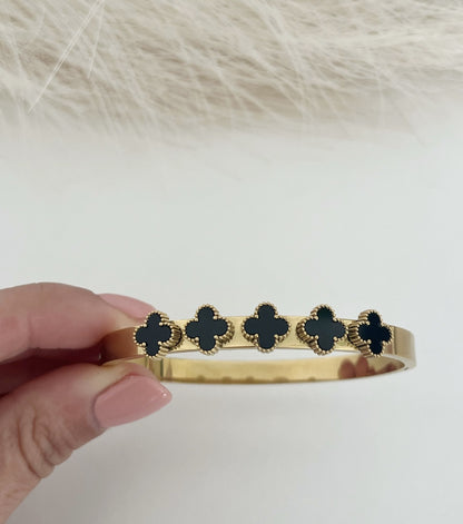 Pulseira Rígida Clover Luxe
