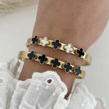 Pulseira Rígida Clover Luxe