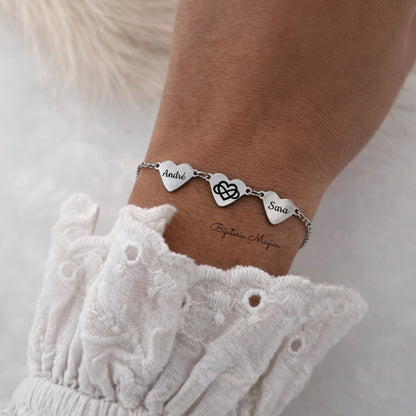 Pulseira Trio de Amor
