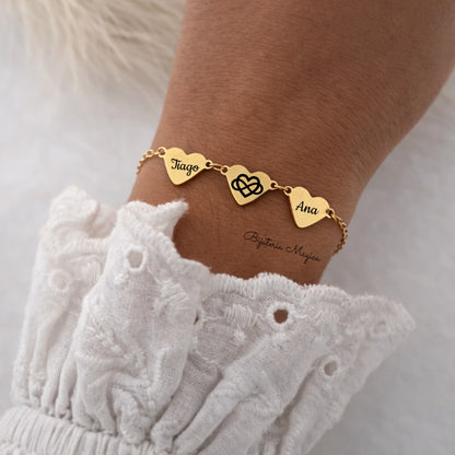 Pulseira Trio de Amor