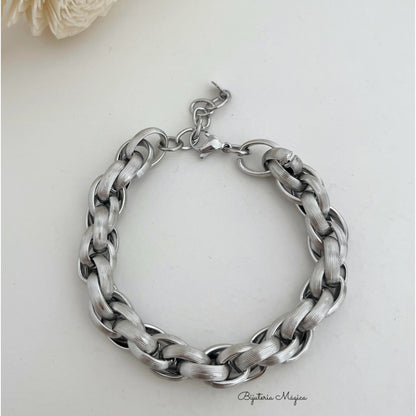 Pulseira Corrente Clássica em Aço