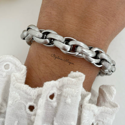 Pulseira Corrente Clássica em Aço