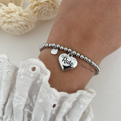 Pulseira Coração Personalizável
