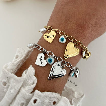 Pulseira Amuletos My Hearts