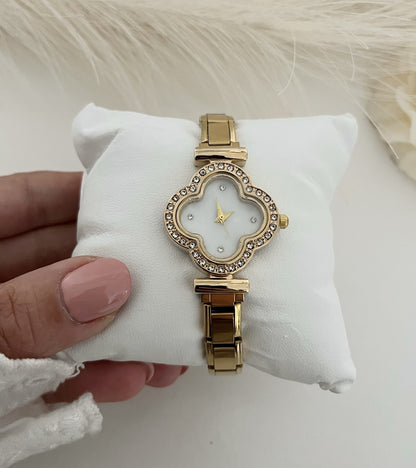 Clover Gold Watch