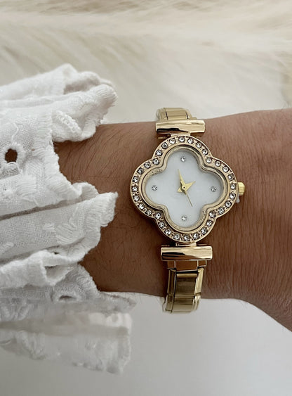 Clover Gold Watch