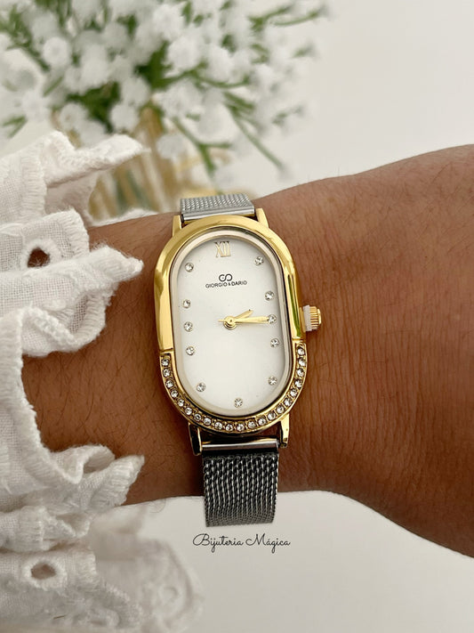 Relógio Elegance Bicolor