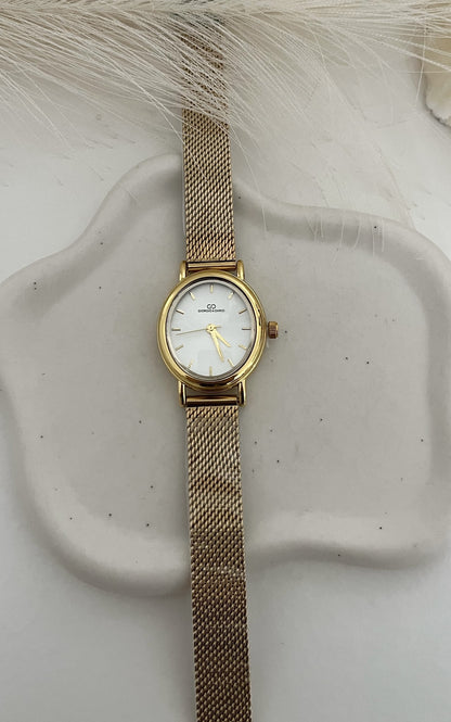 Relógio Classic Mesh Dourado