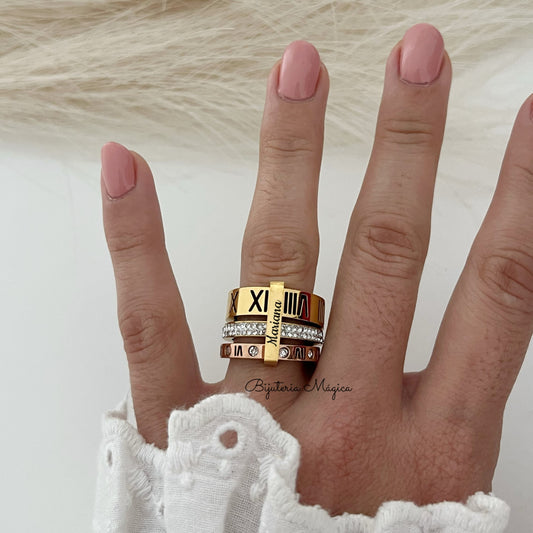 Anel Time Lux Personalizado