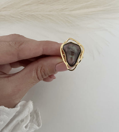 Organic Stone Ring