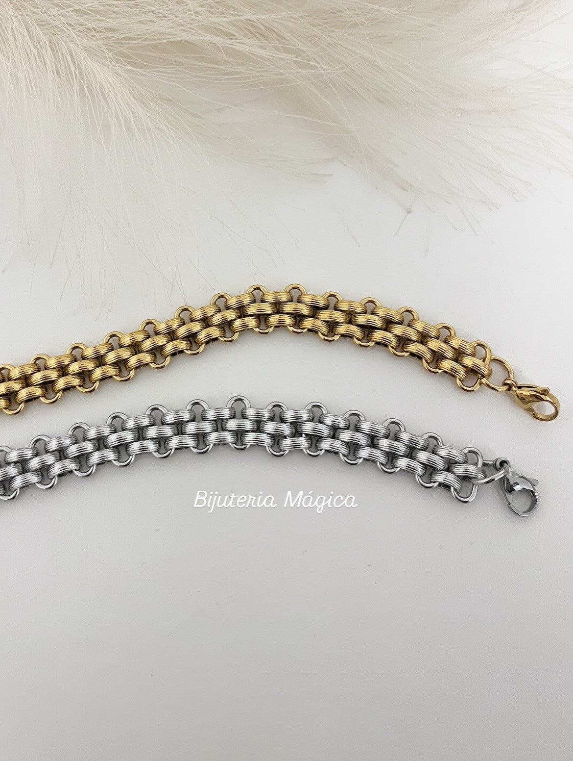 Pulseira Intemporal em Aço Inoxidável